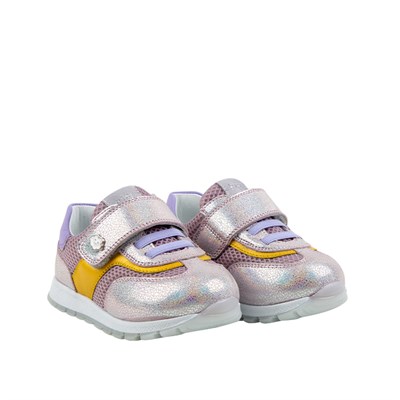 Emma Tek Cırtlı Deri Ve Air File Detaylı Kız Bebek Sneaker Lila