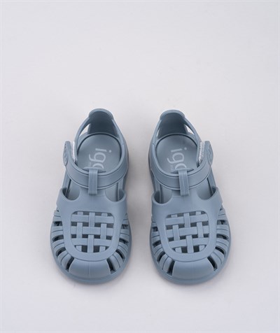 S10271 Tobby Solid İgor Marka Unisex Çocuk Sandalet Mavi