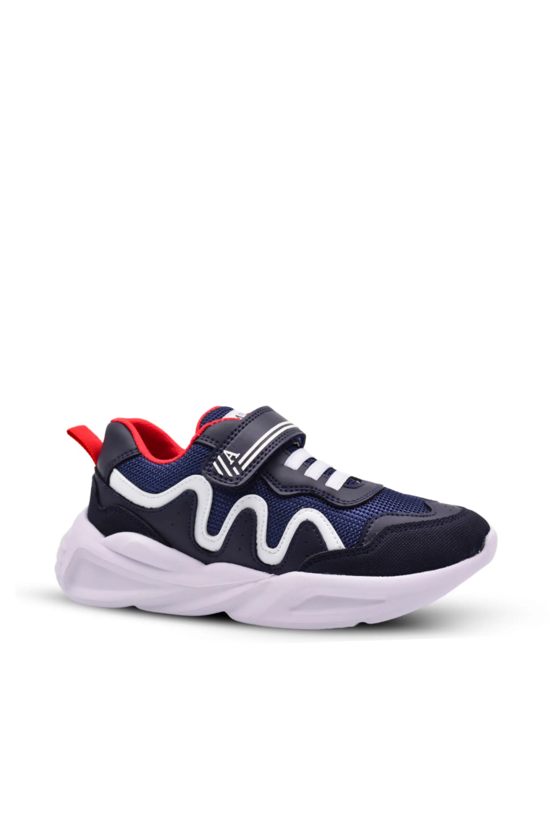 London Air File Detaylı Ultra Hafif Taban Erkek Çocuk Spor Ayakkabı Lacivert