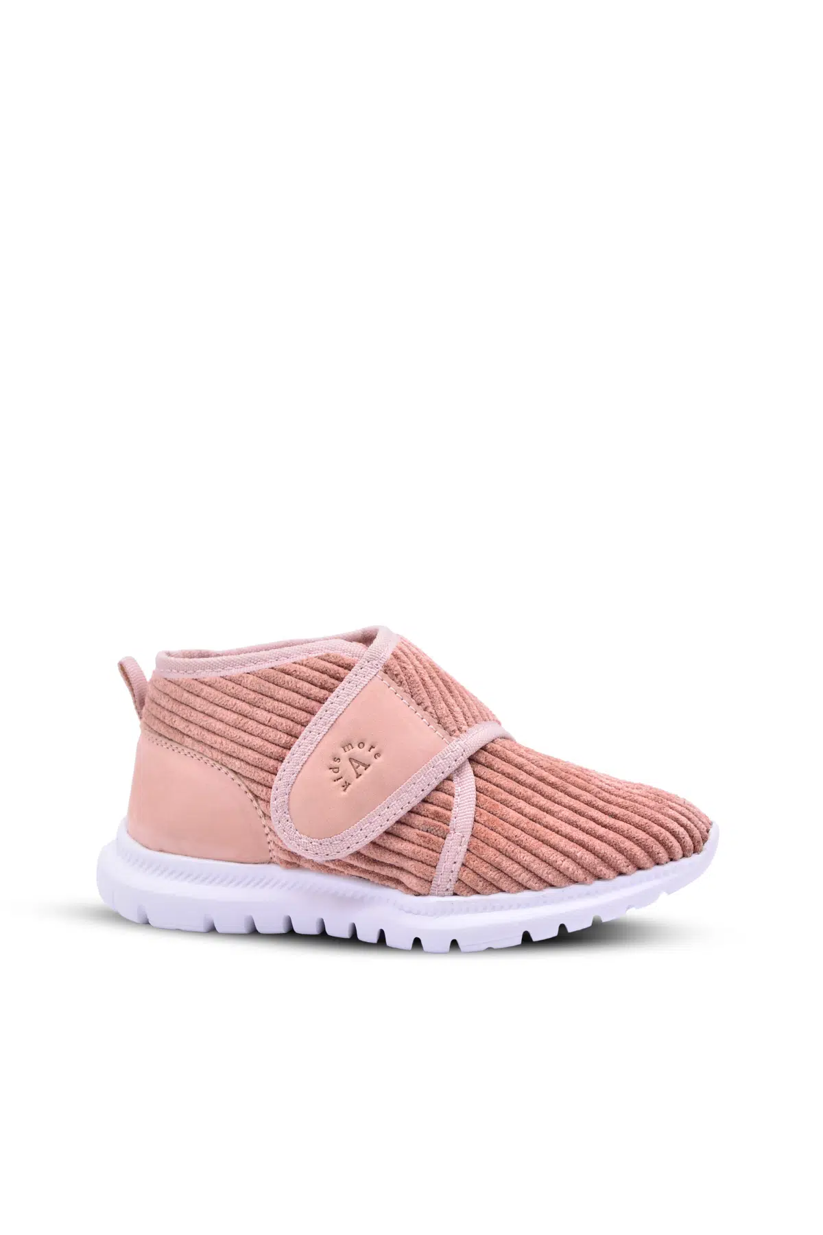 Miam Kız Çocuk Fitil Kadife Pudra Renk Ev Ve Kreş Ayakkabısı